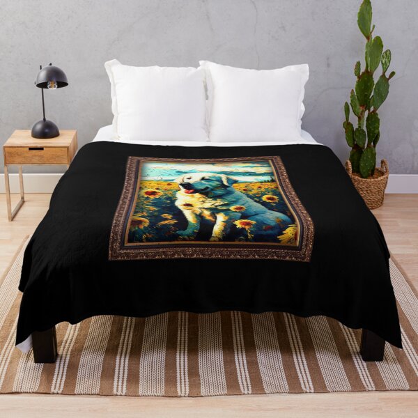 Item preview, Anatolian Shepherd Sunflower Painting Adorable Dog designed and sold by rafaeltto.