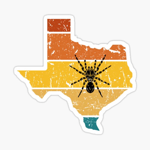 Item preview, I love Tarantula Retro  Texas designed and sold by CritterStickers.