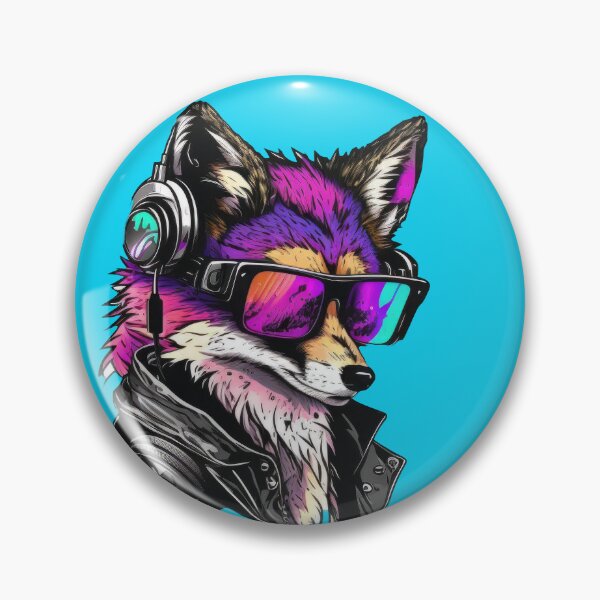 Item preview, Retro sly fox with sunglasses designed and sold by Marcus Burnette.