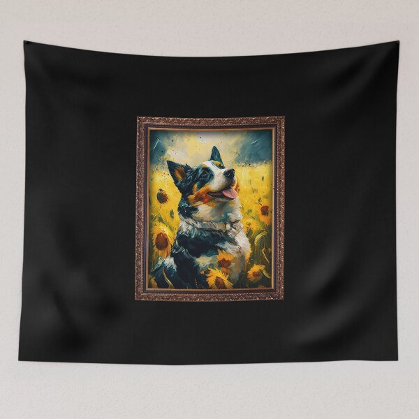 Item preview, Appenzeller Sunflower Painting Adorable Dog designed and sold by rafaeltto.