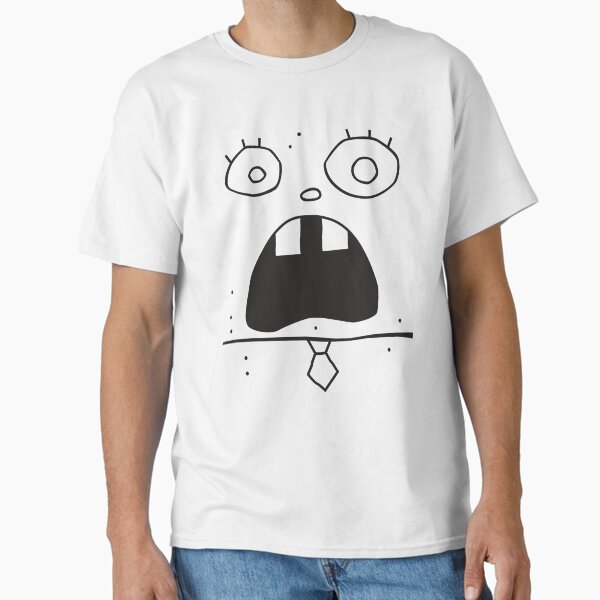 Vista previa del artículo con la obra «Bob Esponja Pantalones Cuadrados Doodle Bob Face Disfraz», diseñado y vendido por FifthSun.