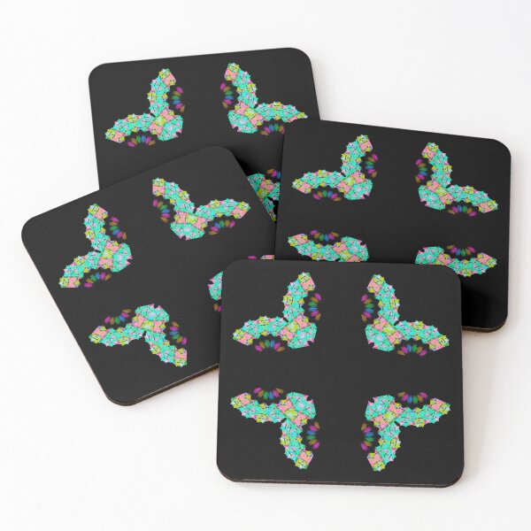Item preview, pattern of colored figures designed and sold by Meo Design.