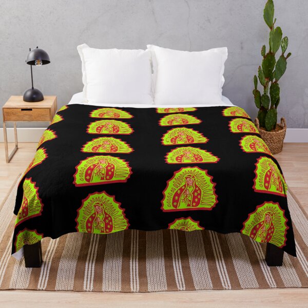 Item preview, Virgen de Guadalupe in red and green designed and sold by El Brown Mercado.