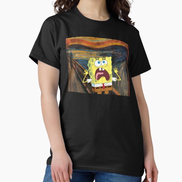 Vista previa del artículo con la obra «Bob Esponja Pantalones Cuadrados Scream Pintura», diseñado y vendido por FifthSun.