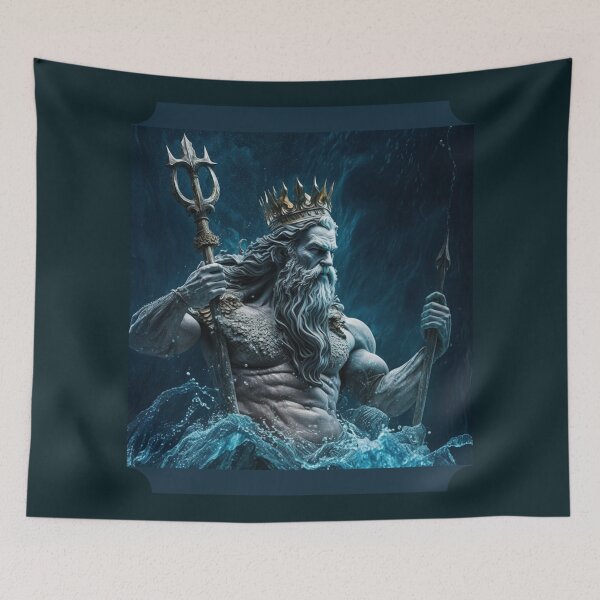 Item preview, Greek Mythology - Poseidon - God of the sea designed and sold by MyPrintaDesigns.