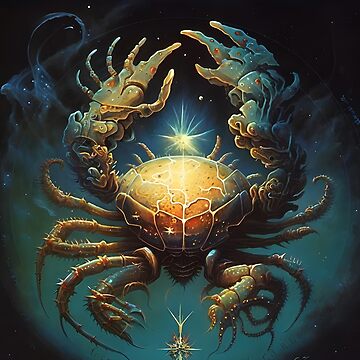 Artwork thumbnail, Cancer Astrology Sign by Cyborgism