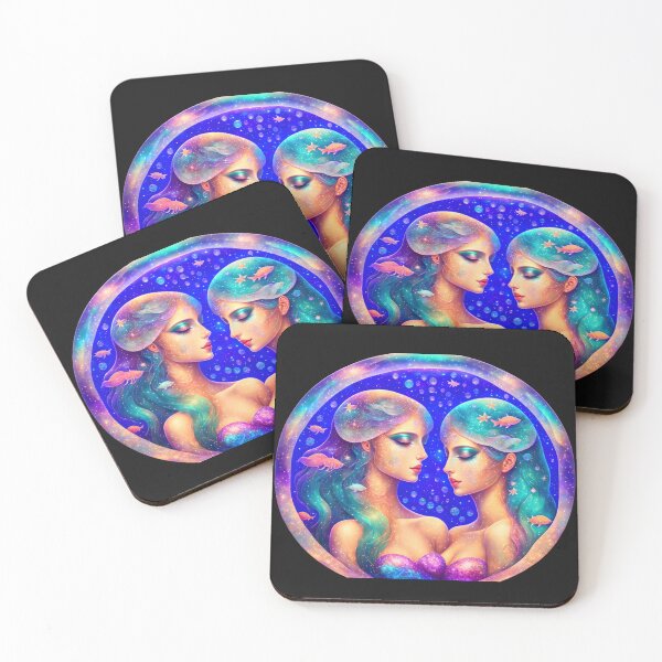Item preview, TWO BEAUTIFUL MERMAIDS UNDER WATER designed and sold by DanaMire.