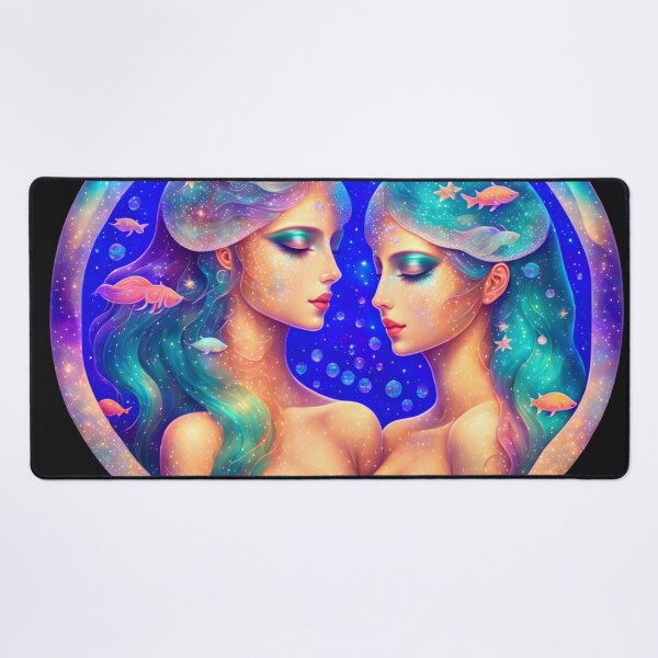 Item preview, TWO BEAUTIFUL MERMAIDS UNDER WATER designed and sold by DanaMire.