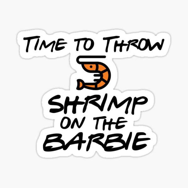 Aperçu de l'œuvre Aussie Slang - Jetez une crevette sur la Barbie créée et vendue par Amit D.