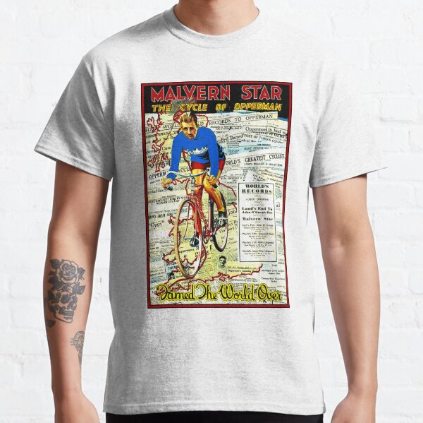 Item preview, MALVERN STAR : Vintage 1890 Hubert Opperman Cycling Records Print designed and sold by posterbobs.