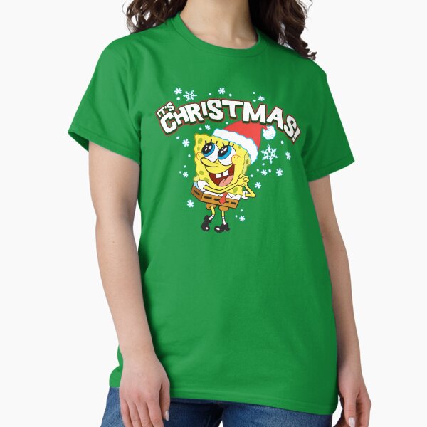 Item preview, SpongeBob SquarePants It's Christmas Snowflakes designed and sold by FifthSun.