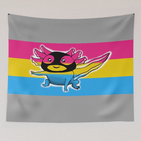 Item preview, Pansexual Axolotl (V16) designed and sold by SamIsWhat8.