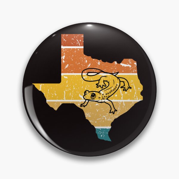 Item preview, Retro Texas love Salamander  designed and sold by CritterStickers.