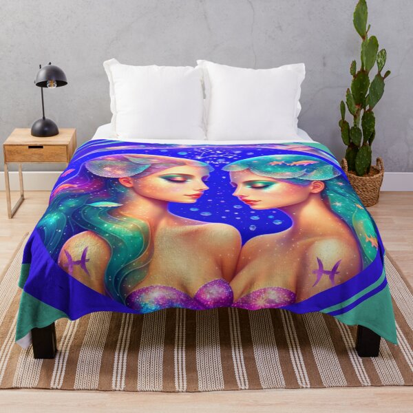 Item preview, PISCES-TWO MERMAIDS UNDER WATER designed and sold by DanaMire.