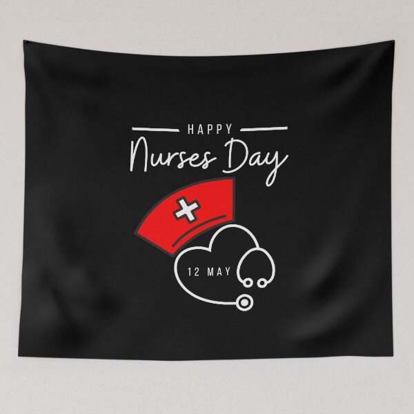 Item preview, Happy International Nurse Day, Heart Stethoscope Nurse Cap Gifts designed and sold by PrintOfi.