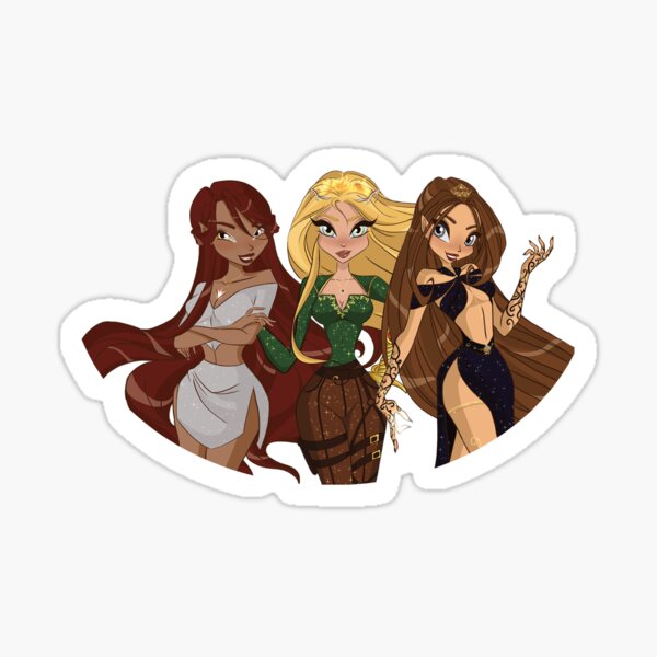 Artikel-Vorschau von Aelin, Feyre, Bryce x Winx, designt und verkauft von sabrinaarts14.