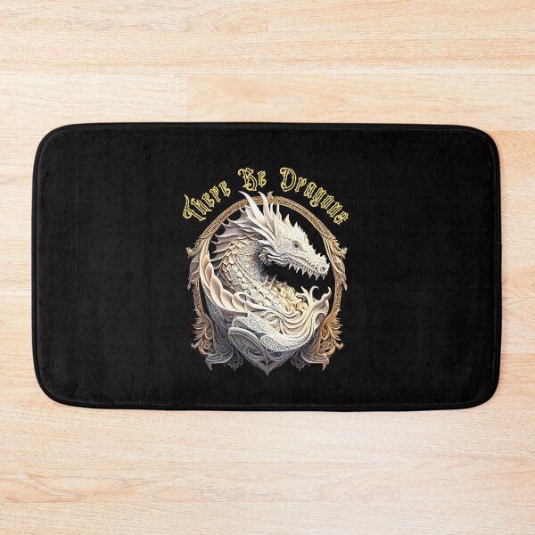 Item preview, There Be Dragons - White 04 (series) designed and sold by SteampunkMoai.