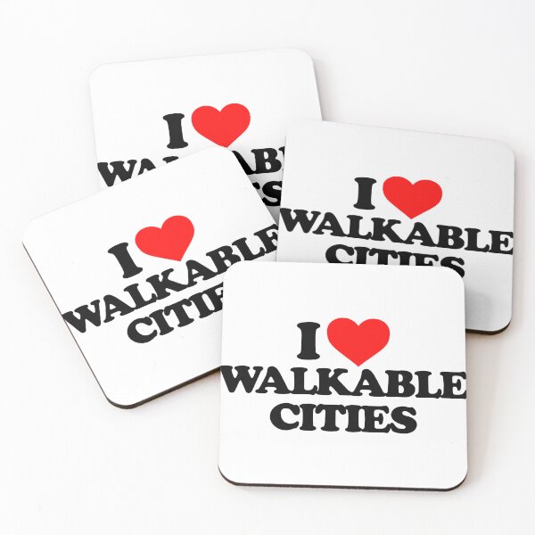 Item preview, I Love Walkable Cities  designed and sold by altaimagen.
