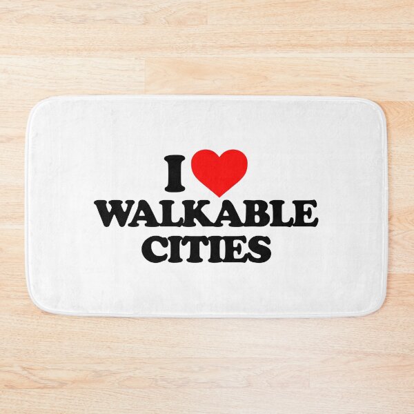 Item preview, I Love Walkable Cities designed and sold by altaimagen.