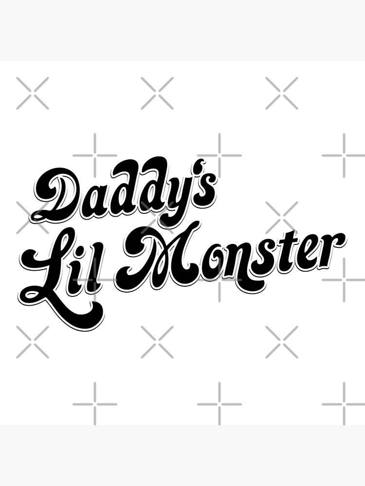 daddys-little-monster-art-board-print-for-sale-by-mad-factory-designs-redbubble
