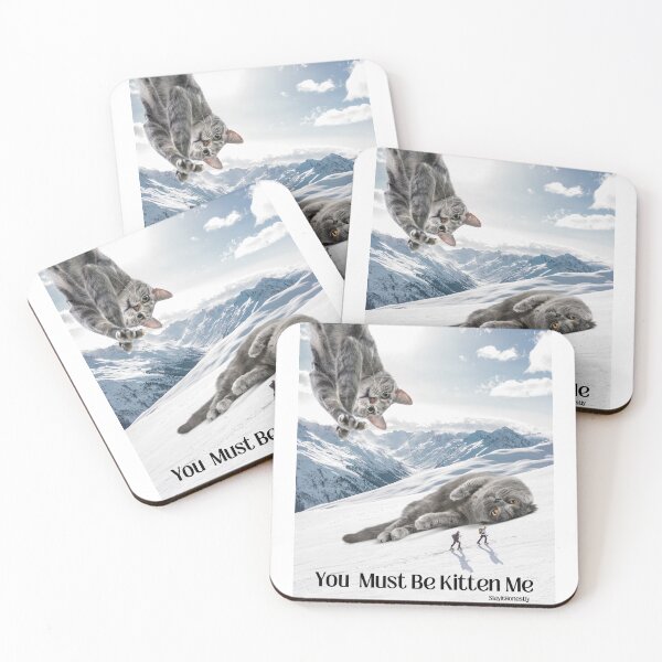 Item preview, You Must Be Kitten Me Snow Scene designed and sold by SlayItHonestly.