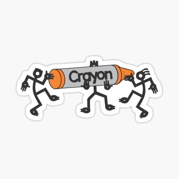3 Freaks Orange Sticker