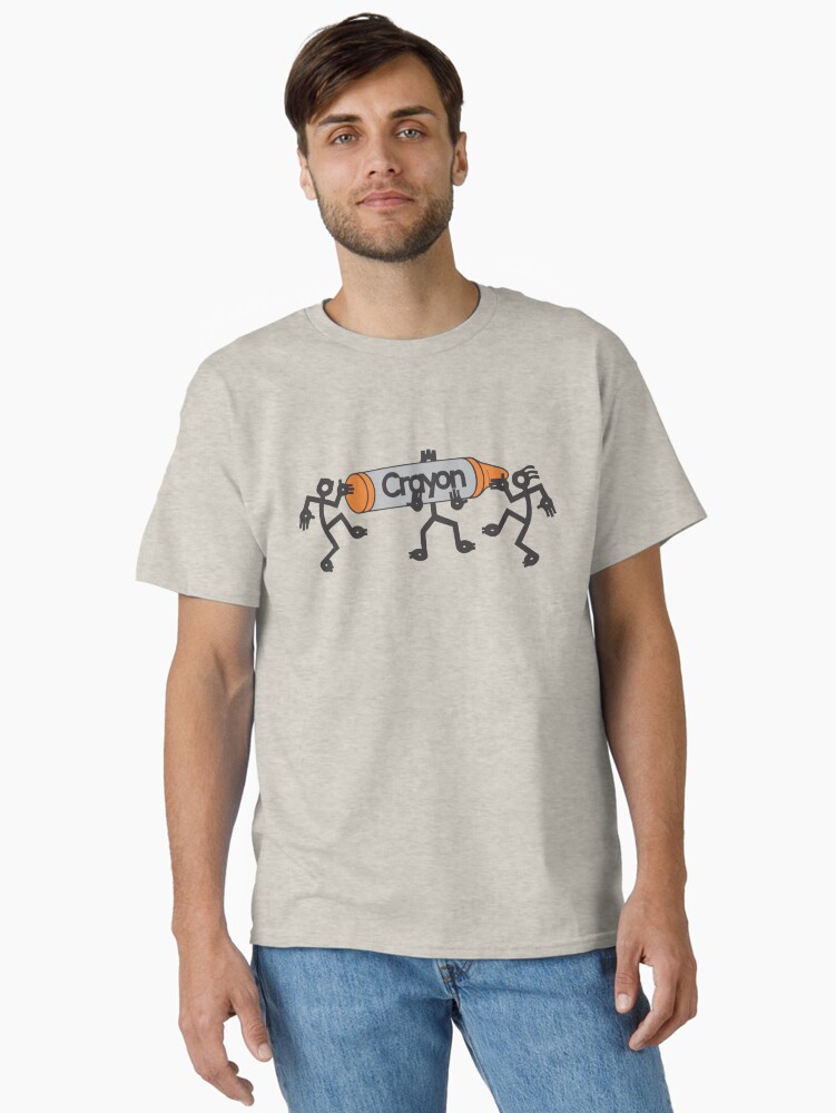 Thumbnail 2 of 7, Classic T-Shirt, 3 Freaks Orange designed and sold by 3FreaksWith.