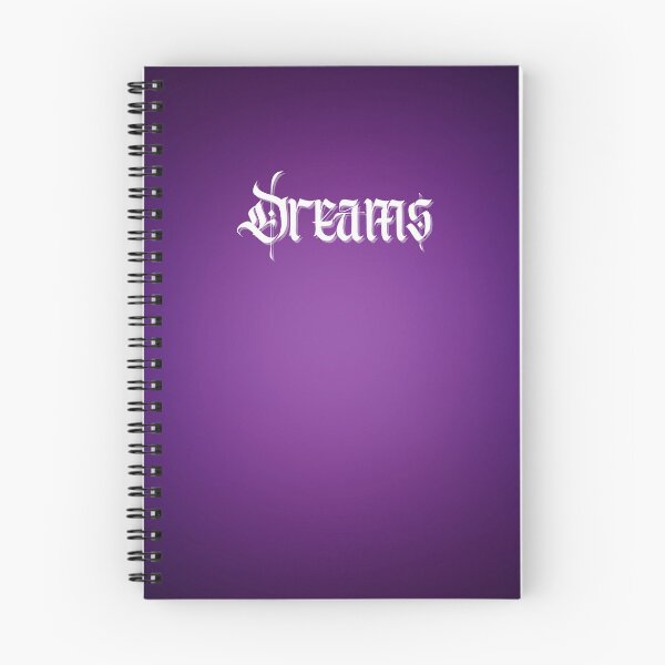 Item preview, Dreams Dark Purple Gradient Journal designed and sold by Ninjakandy.