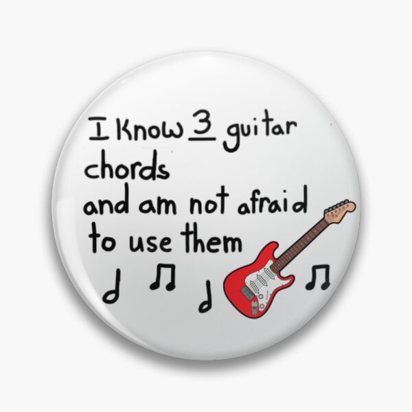 Item preview, I know 3 guitar chords designed and sold by flamesallaglow.