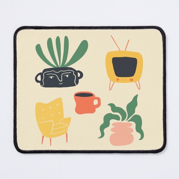 Item preview, Midcentury Knick Knacks Print designed and sold by Haley Schulz.