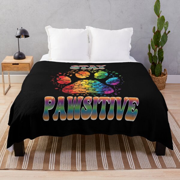 Item preview, Stay Pawsitive Paw - Animal Lover Pride designed and sold by RailoImage.