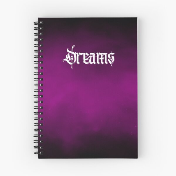 Item preview, Dreams Magenta Purple Gradient Notebook designed and sold by Ninjakandy.