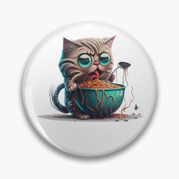 Item preview, Ramen lover cute cat spaghetti designed and sold by chinghla.