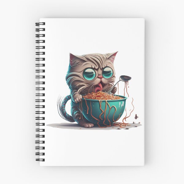 Item preview, Ramen lover cute cat spaghetti designed and sold by chinghla.