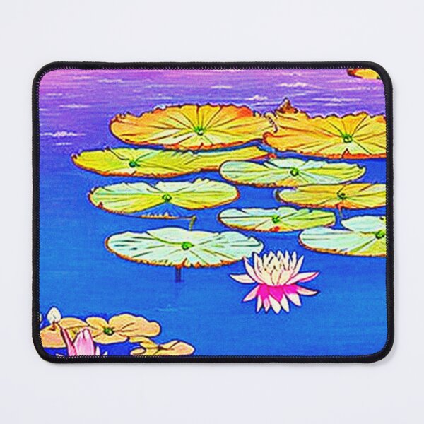 Item preview, water lilies anime scenery designed and sold by hedoniism-shop.
