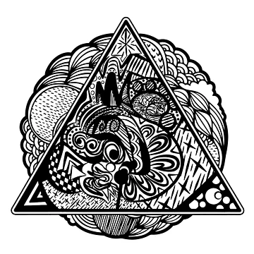 Artwork thumbnail, Triangular Doodle by euglenii