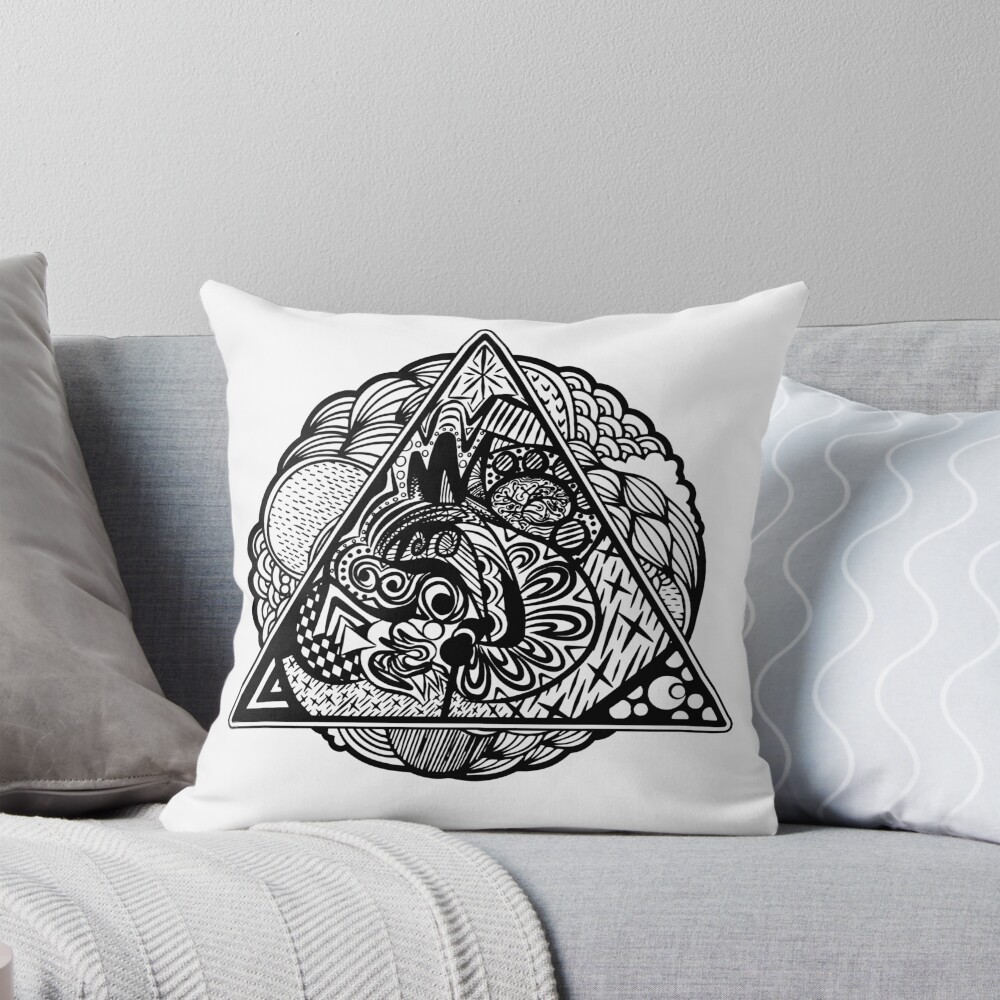 Item preview, Throw Pillow designed and sold by euglenii.