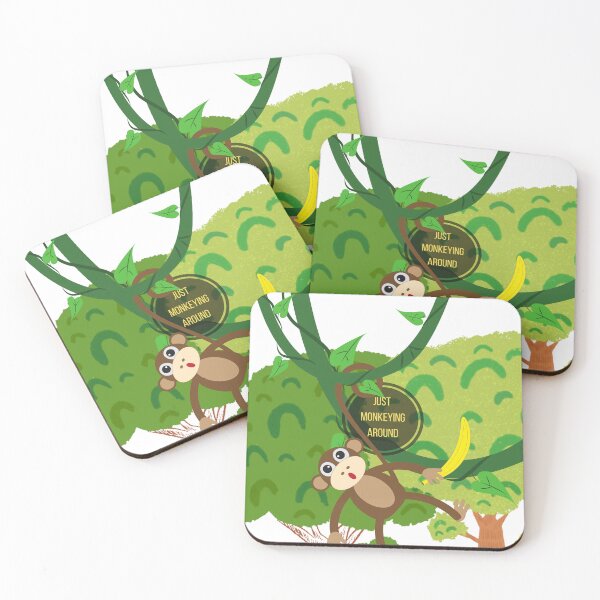 Item preview, Funny cute monkey monkeying around designed and sold by Sshmorr.