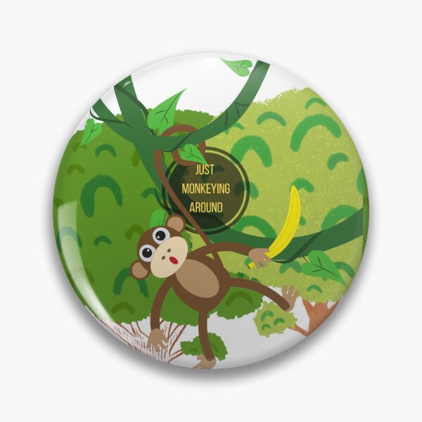 Item preview, Funny cute monkey monkeying around designed and sold by Sshmorr.