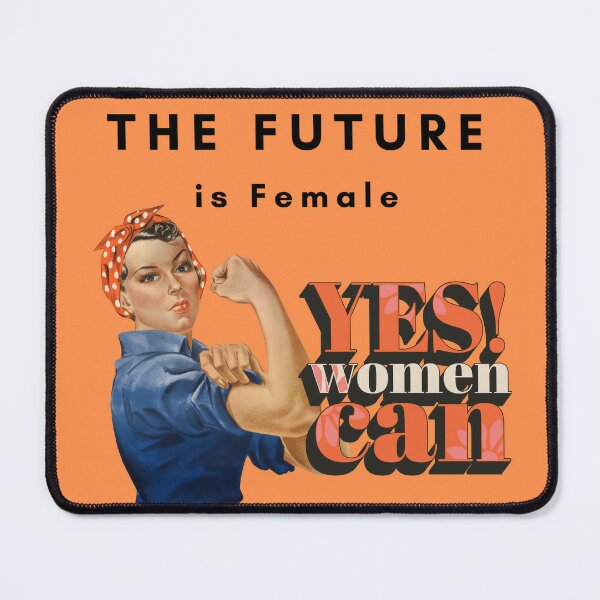 Empowered Women Empower Women - International Women's Day Orange Mouse Pad  for Sale by CraftyBitchHK