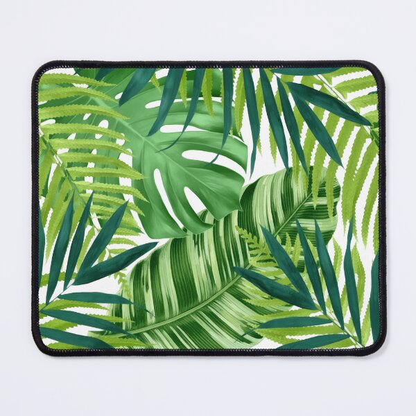 Tropical Leaves III Mouse Pad