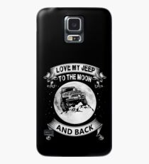 love my jeep to the moon and back t shirt Case/Skin for Samsung Galaxy