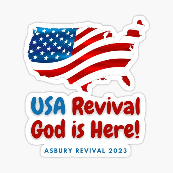 "USA Revival, Asbury Revival 2023" Sticker For Sale By BibleRevival ...