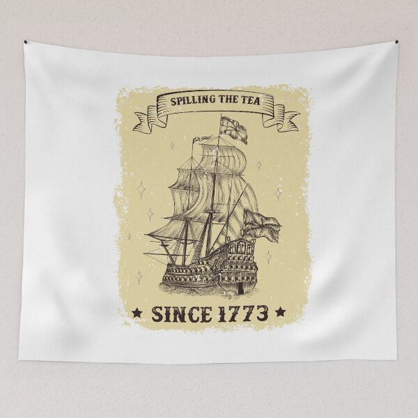 Item preview, Spilling The Tea Since 1773 Vintage designed and sold by RedPic01.