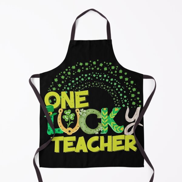 Item preview, One lucky Teacher groovy text St Patrick's Day  designed and sold by marveloso.