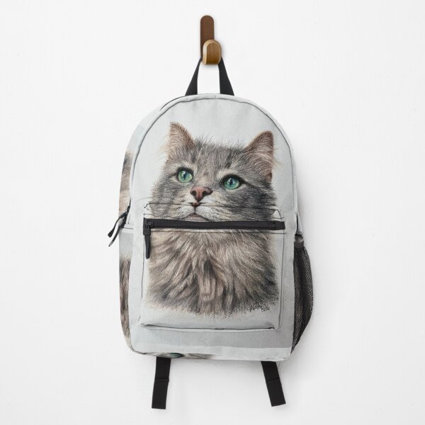 Furry cat backpack sale