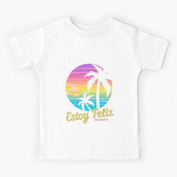 Item preview, Estoy Feliz,  I'm Happy, Spanish Sayings, Beautiful Sunset View designed and sold by Sun Sand & Sea Art.