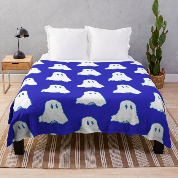 Item preview, Pixel Ghost (blue) designed and sold by prucanada.