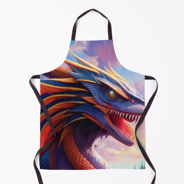 Item preview, Blue and Yellow Dragon with Huge Horn designed and sold by dragynrain.