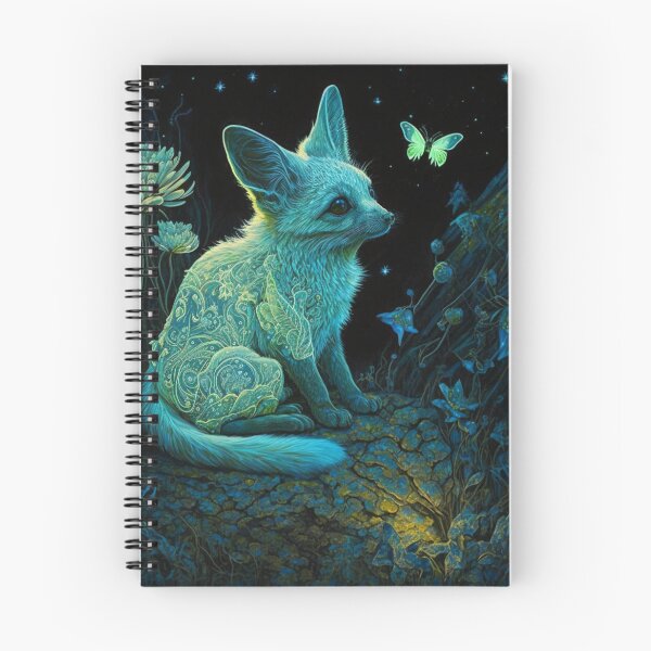Item preview, Bioluminescent Fox designed and sold by Solace Sparkles.